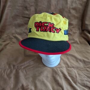 Vintage Disney Dick Tracy Yellow and Black Hat